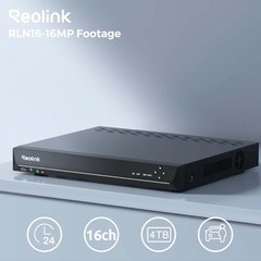 Reolink 4K Dual-Lens PoE Security Camera System 16CH NVR 6X Zoom 24/7 Recording