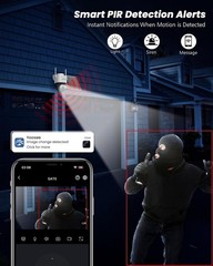 4G LTE Cellular Solar Security Cameras Wireless Outdoor, No WiFi Security Cam…