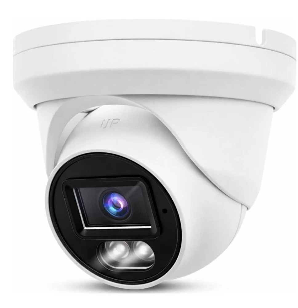 4MP PoE IP Turret Dome Camera 2.8mm Full Color w/ Audio IPC-Y4T28A-C