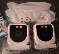 Geeni 1080P Mini Security Camera 2-Pack – WiFi Indoor/Outdoor, Night Vision