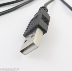 1pcs USB 2.0 A Male To 2.0mm x 0.6mm Male Plug 5V DC Power Charger Cable 1M/3ft
