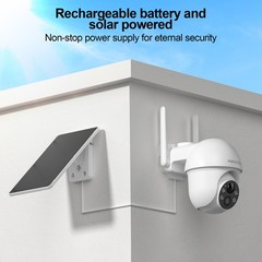 ARCCTV WIFI Solar Battery 4MP Wireless PTZ Security Camera Outdoor PIR Detection