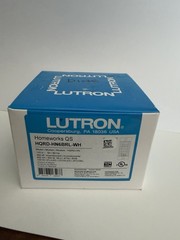 Lutron Homeworks QS HQRD-HN6BRL-WH Hybrid 6 Button Keypad – SNOW – NEW
