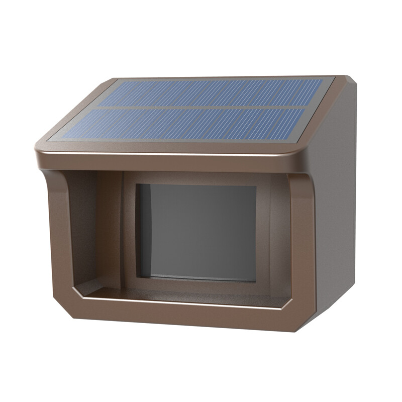 HTZSAFE Extra Solar Wireless Weatherproof Motion Sensor for driveway alarm