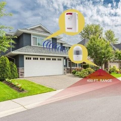 U.S Patrol Driveway Patrol Garage Motion Sensor Security Infrared System White