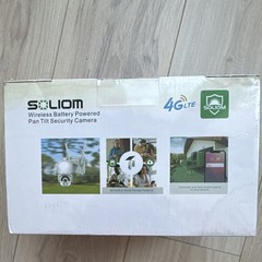 Soliom 4G LTE Wireless Solar/Battery PTZ Outdoor Camera 1080p Motion White