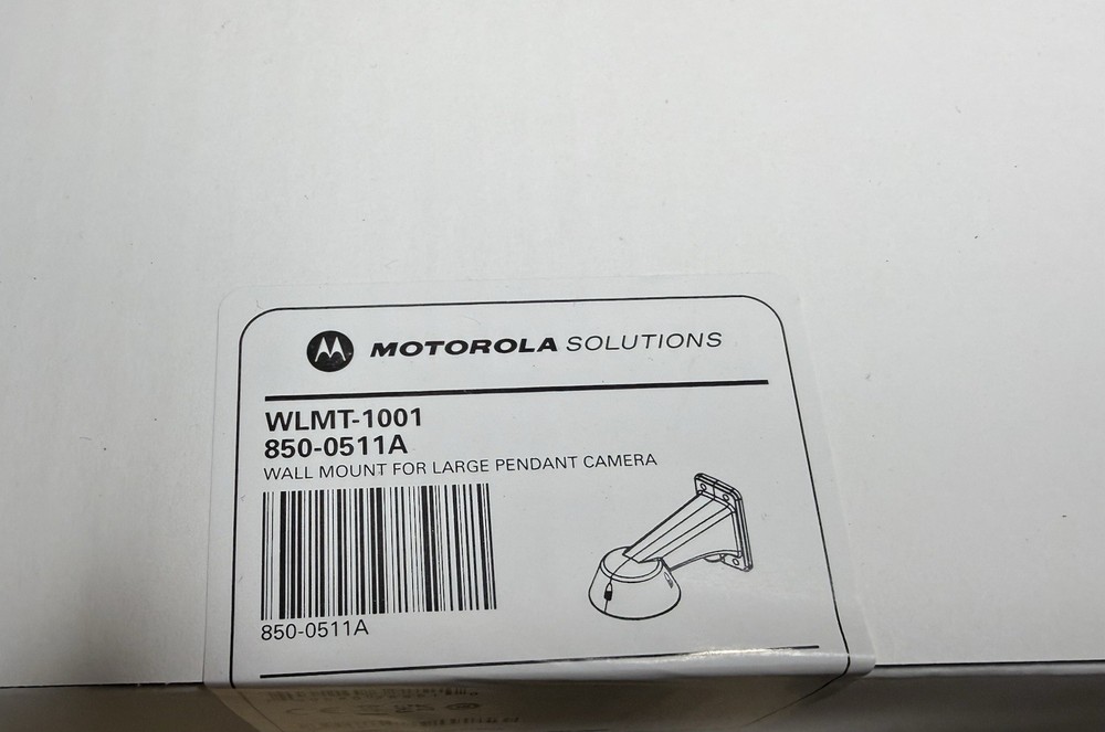 MOTOROLA WLMT-1001 WALL MOUNT FOR LARGE PENDANT CAMERA 850-0511A NIB