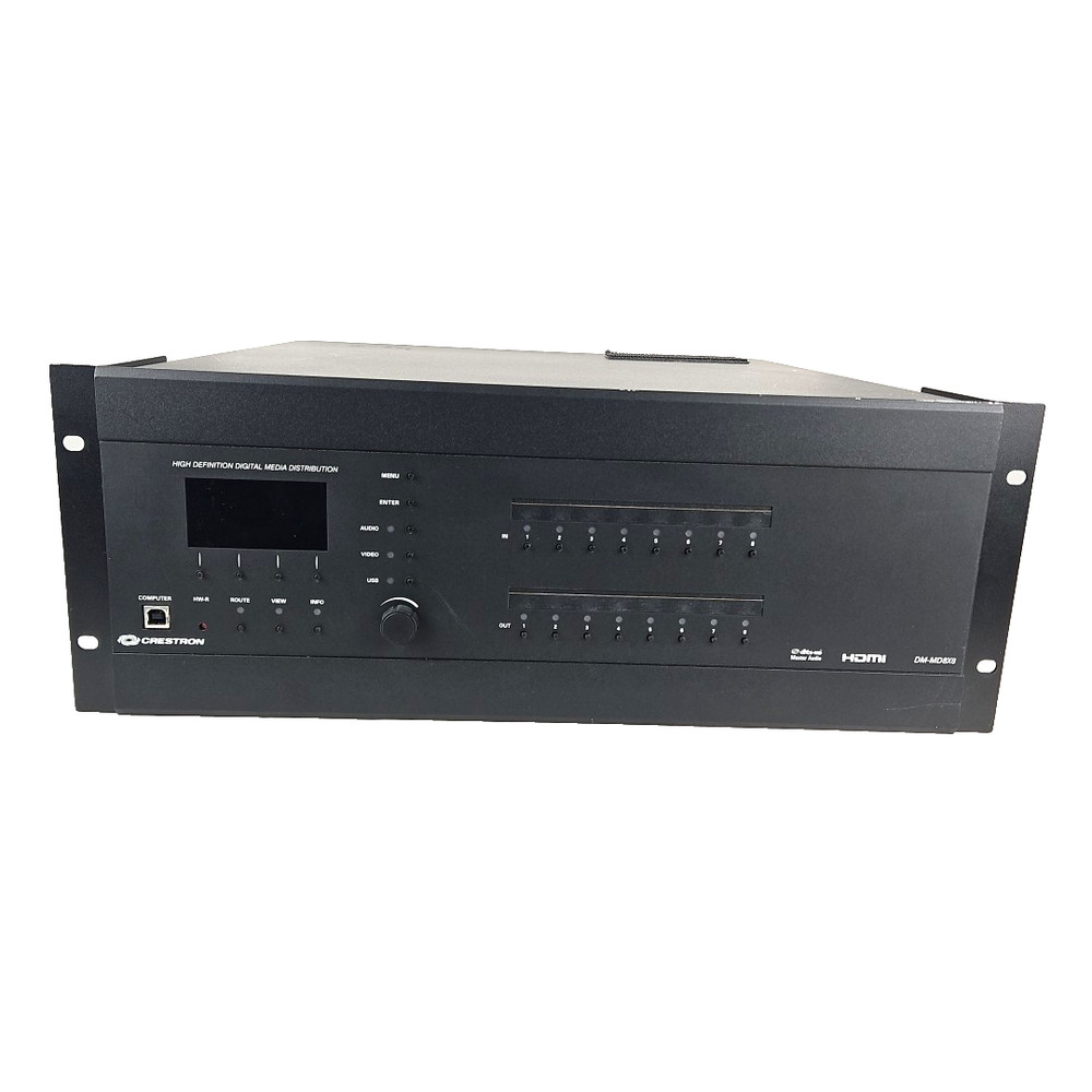 Crestron DM-MD8X8-RPS Digital Media Distribution Console + 5 Cards