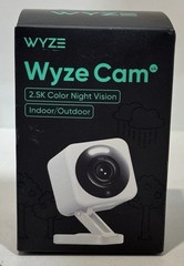 Wyze – Cam V4 2.5k QHD WiFi, Indoor/Outdoor, Wired Security Camera with Color…