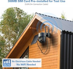 Xega XG-02-4G-P2 4G LTE Cellular Security Camera Solar with SIM Card (2 Pack)