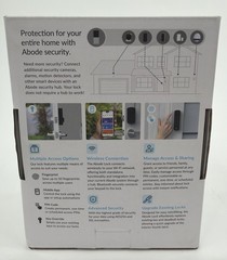 Abode Lock & Keypad: Smart Lock W/Keyless Entry, Finger Print Or App, Wifi Conne