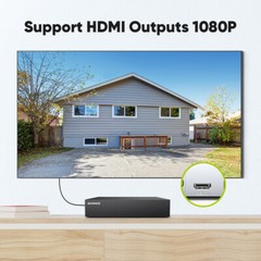 SANNCE 4CH DVR 1080P Video Home Security Camera System CCTV Outdoor Night Vision
