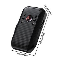 Body Camera 1080P Audio Video DVR IR Night Vision Cam HD with Free 64GB SD Card