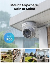 ZOSI C220 8CH 3K 5MP NVR PoE Security Camera System 8x4MP Dome IP Camera 2TB HDD