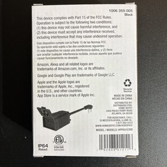 Defiant Outdoor Wi-Fi Bluetooth Plug w/ Single Outlet Plastic 15Amp 120V