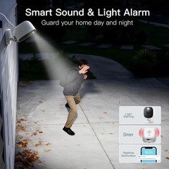 Smart Wi-Fi Cameras for Home Outdoor 2.5K, 2.4G/5G Wired