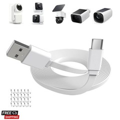 50ft/15m Charging Cable for WYZE Duo Cam Pan,WYZE Cam Pan v4,eufy SoloCam S34…