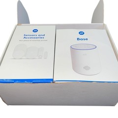ADT Base Smart Hub White S501R0-01 Security System with Sensors and Accessories