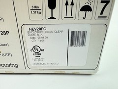 Honeywell Modular Camera (Coax ), Enclosure, Dome, Clear, HEV28FC