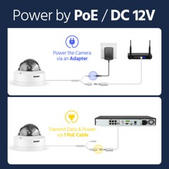 ANNKE 5MP Audio POE Security IP Camera AC500 Full Color Night AI Human Detection