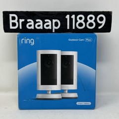 Ring Outdoor Cam Plus Battery Powered Security Camera 2-Pack Brand New Sealed