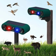 Outdoor Solar Wireless Motion Sensor Alarm 13 Sound Detector 130db Loud Noise
