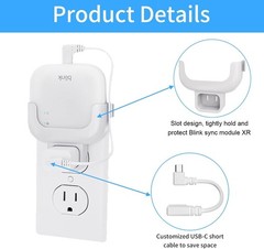 No Drilling Required Wall Mount for Blink Sync Module XR Easy Installation