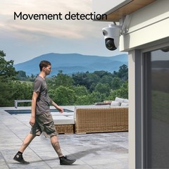 4Pack Security Camera Dual Lens Wireless WiFi PTZ Home Security Auto Tracking