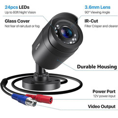 1080P Full HD Outdoor Hardwired Home Security Camera Only Compatible with 1080P/