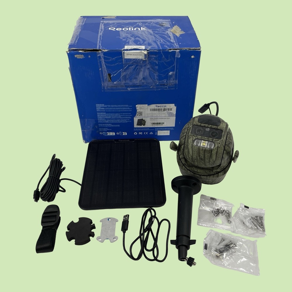 Reolink TrackMix LTE w/ Solar Panel 4K 8MP 4G Battery Security Camera #MP3154