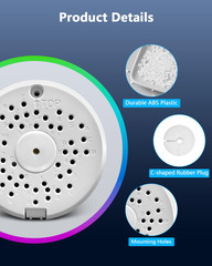 ABS Security Camera Junction Box Waterproof Outdoor Mount Hide Cable Cover