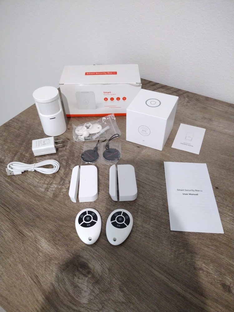 Smart Home Wireless Security Alarm System Kit (WiFi, No Monthly Fees) – Open Box