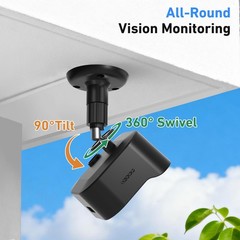 Blink Outdoor Camera Wall Mount Compatible with 2K+ & 4th Gen,3 Pack Weatherproo