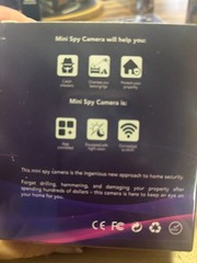Mini Camera Wi-Fi Wireless Camera for Car, House, Office – HD Image New/Sealed
