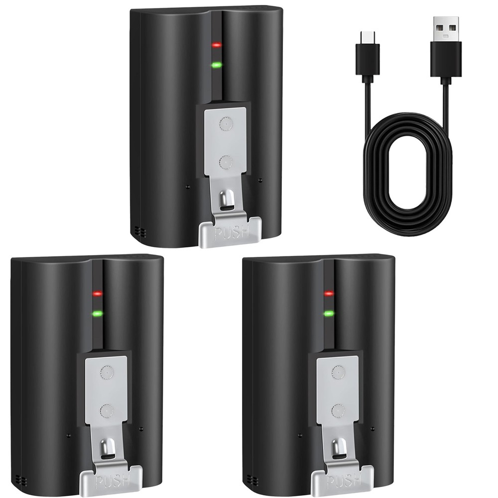 3 Pack Ring V4 Battery for Ring camera Doorbell Solar Floodligh 2/3/4/3 plus US