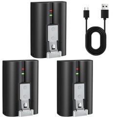 3 Pack Ring V4 Battery for Ring camera Doorbell Solar Floodligh 2/3/4/3 plus US