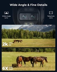 Reolink TrackMix Wired LTE 2K Wired 4G Security Camera with Auto Zoom Tracking
