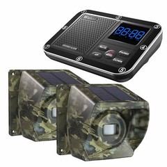 Wuloo Driveway Alarms Wireless 1/3 Mile Long Range Outdoor Motion Sensor Alerts