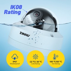 ANNKE 8CH 12MP NVR 4K Audio POE Security Camera System AI Human Detection H.265+