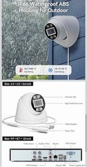 (607)5MP Lite Security Camera System with 500G Hard Drive, 4 Channel AHD TVI DVR