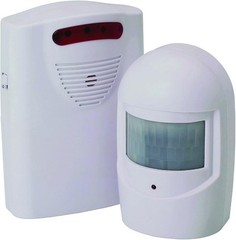 U.S Patrol Driveway Patrol Garage Motion Sensor Security Infrared System White