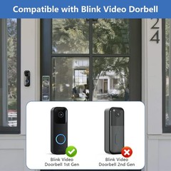 New Blink Video Doorbell Mount Wired/Wireless 2-way audio HD video & Alexa