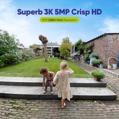 SANNCE 5MP Wireless Pan&Tilt Color Security Camera System 10CH NVR Two Way Audio