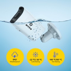 ANNKE 12MP 8CH NVR 4K Two Way Audio POE Security Camera System Outdoor Color AI