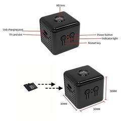 ​Smart Mini WiFi Security Camera 1080P HD Home Surveillance Cube Night Vision