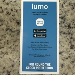 NEW LUMO smart wireless video doorbell WIFI connected front door security