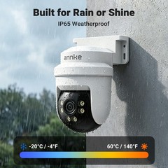 ANNKE 5MP 3K Lite 8CH DVR 350° Pan&Tilt 1080P Video CCTV Security Camera System