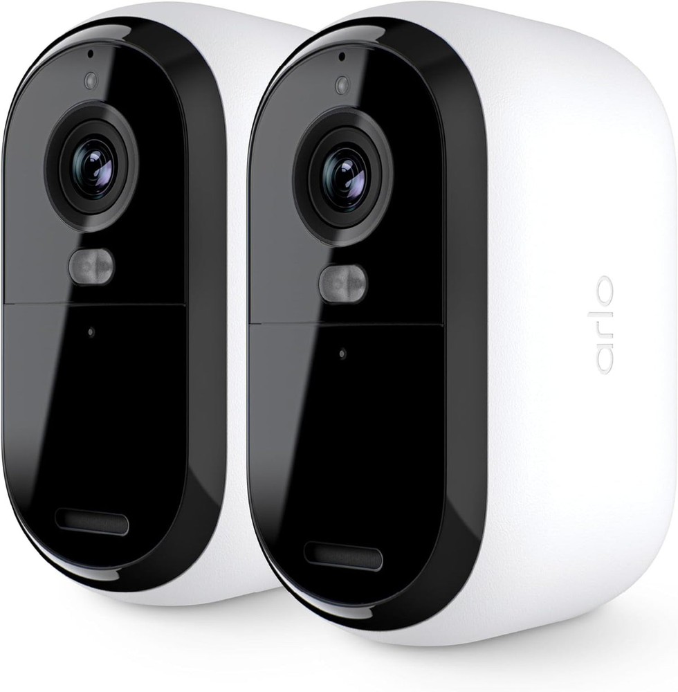 Arlo VMC3250-100NAR Essential 2nd Gen 2K, 2-cam, White – Certified Refurbished