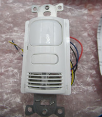 Hubbell Lighting LHMTS1-24V-WH LightHAWK Wall Switch Sensor, White