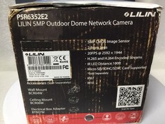 LILIN P5R6352E2 Security IP Color Camera 2.8MM 5MP H.265 IR D/N VandalProof NEW!